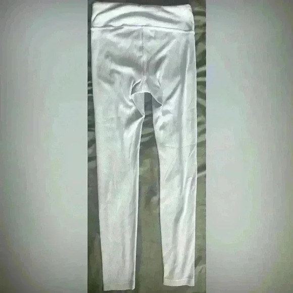 ATHLETA GIRL HIGH RISE RIBBED CHIT CHAT TIGHT Serendipity Blue size 12 - Picture 5 of 9